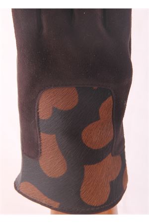 Guanti artigianali in cavallino e camoscio Capri Gloves | CA2306LUGGAGE